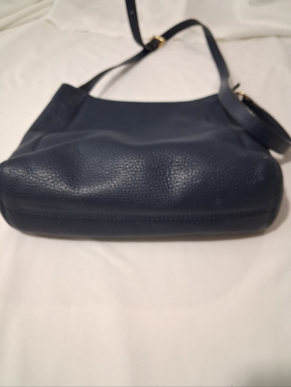 Michael Kors Navy Pebbled Leather Crossbody Bag - Picture 6 of 11